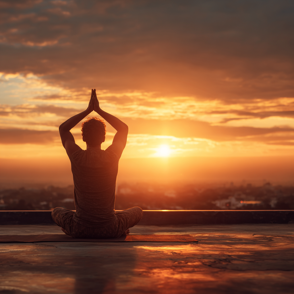 Йога баланс у геометричній формі